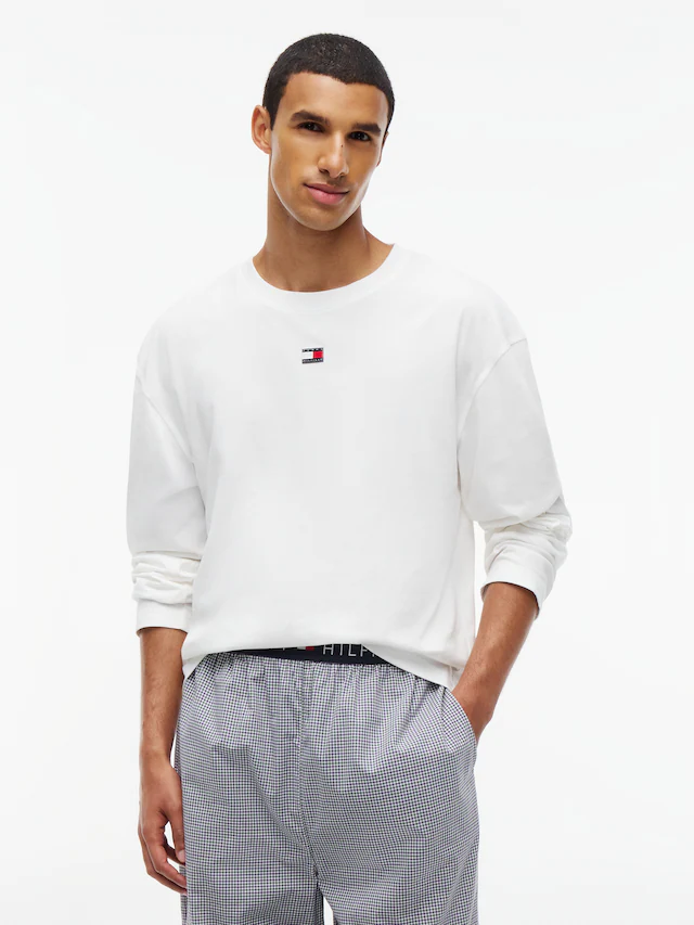 Tommy Hilfiger Underwear Pyjamaoberteil Basic, Rundhalsausschnitt