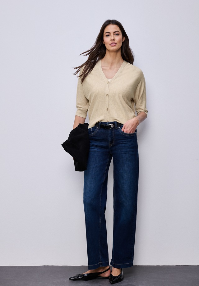 STREET ONE Strickjacke mit V-Ausschnitt