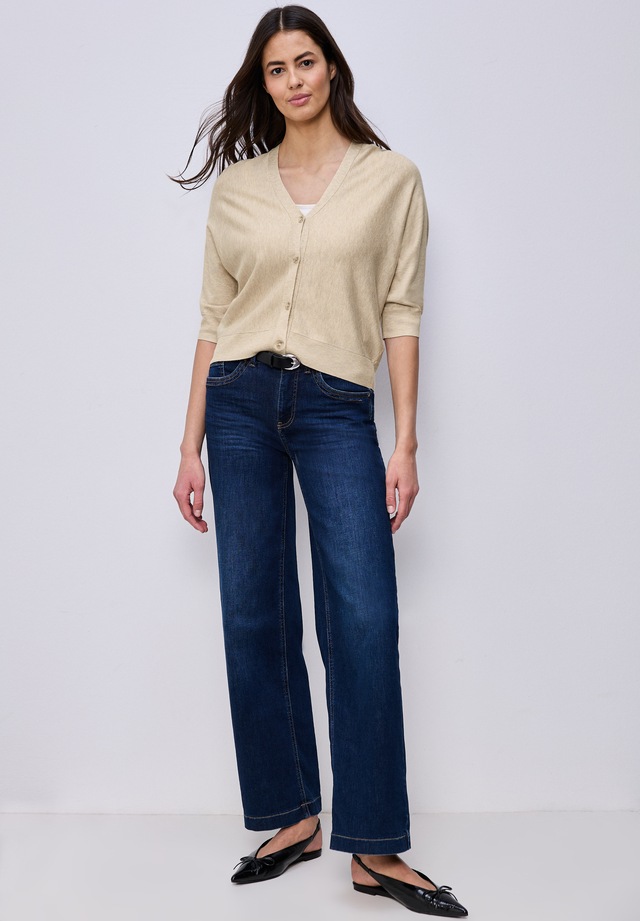 STREET ONE Strickjacke mit V-Ausschnitt