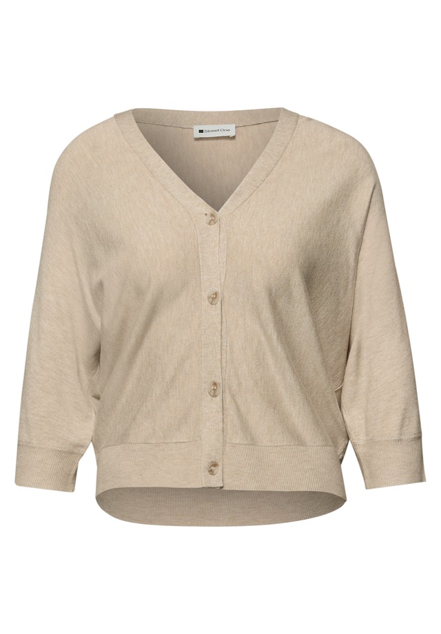 STREET ONE Strickjacke mit V-Ausschnitt