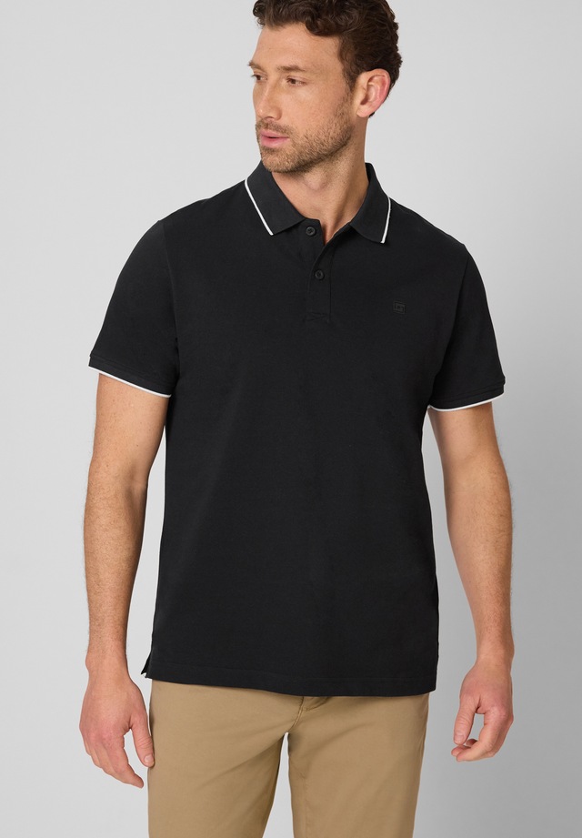 STREET ONE MEN Poloshirt aus reiner Baumwolle