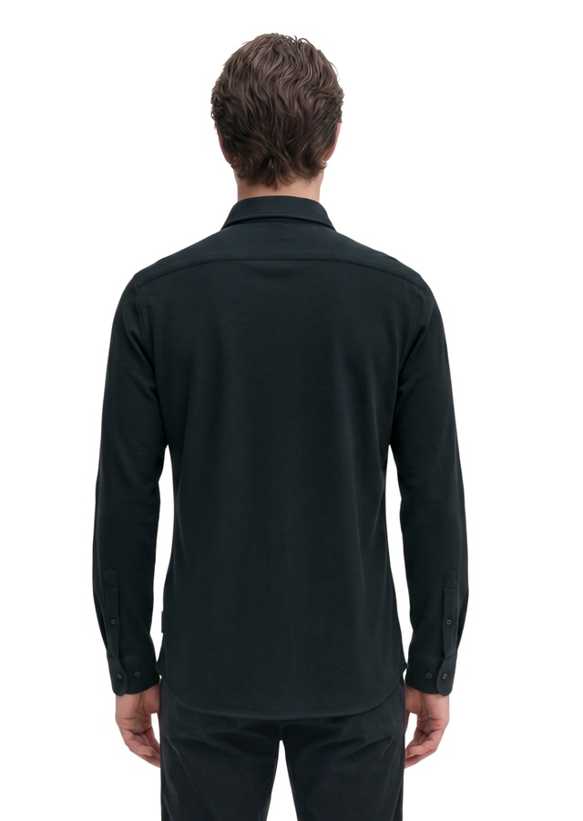 Marc O'Polo Langarmhemd »aus Bio-Baumwoll-Piqué«