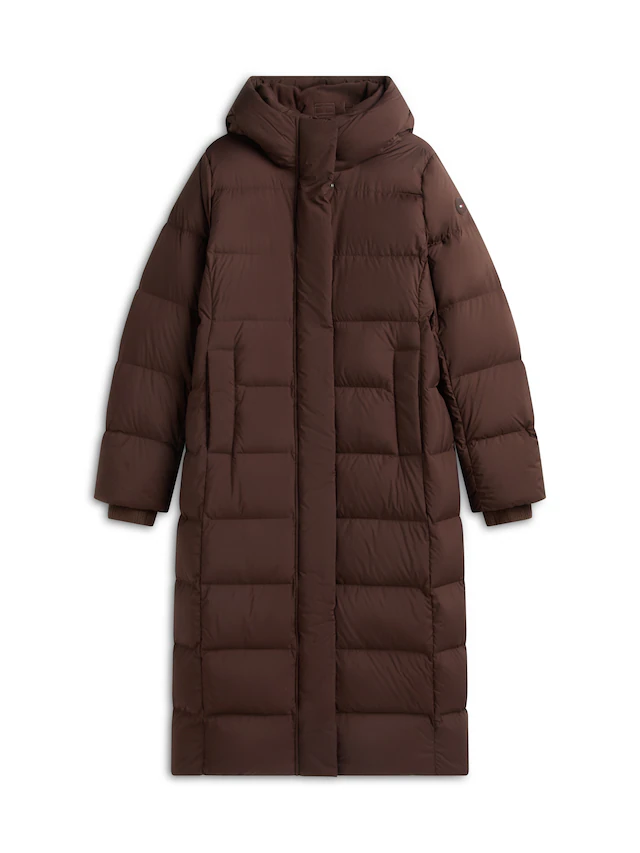 Tommy Hilfiger Steppmantel »DOWN MAXI MODERN COAT« Kunstfaser, Kapuze