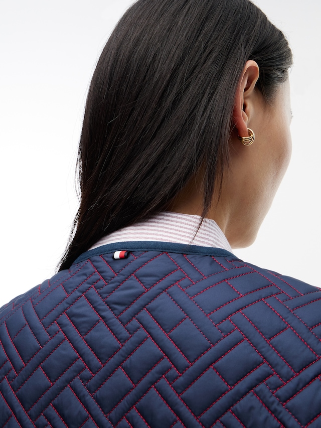 Tommy Hilfiger Steppjacke »QUILTED LINER JACKET« Kunstfaser