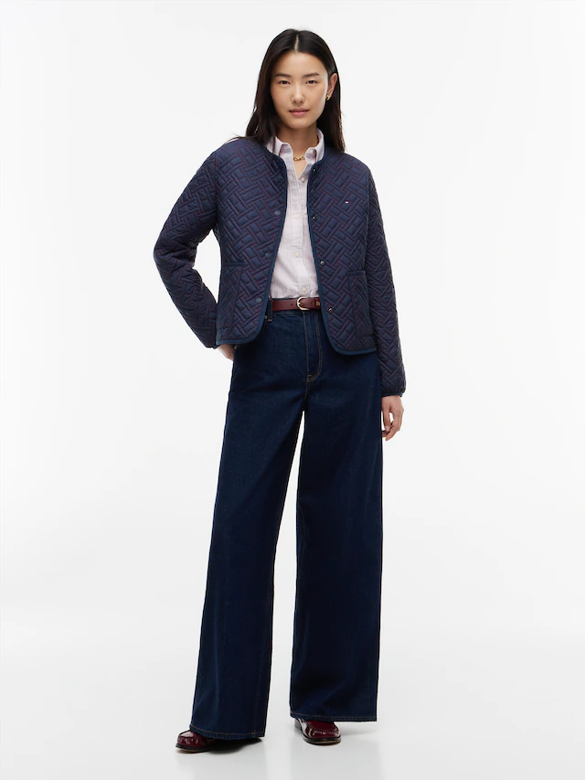 Tommy Hilfiger Steppjacke »QUILTED LINER JACKET« Kunstfaser