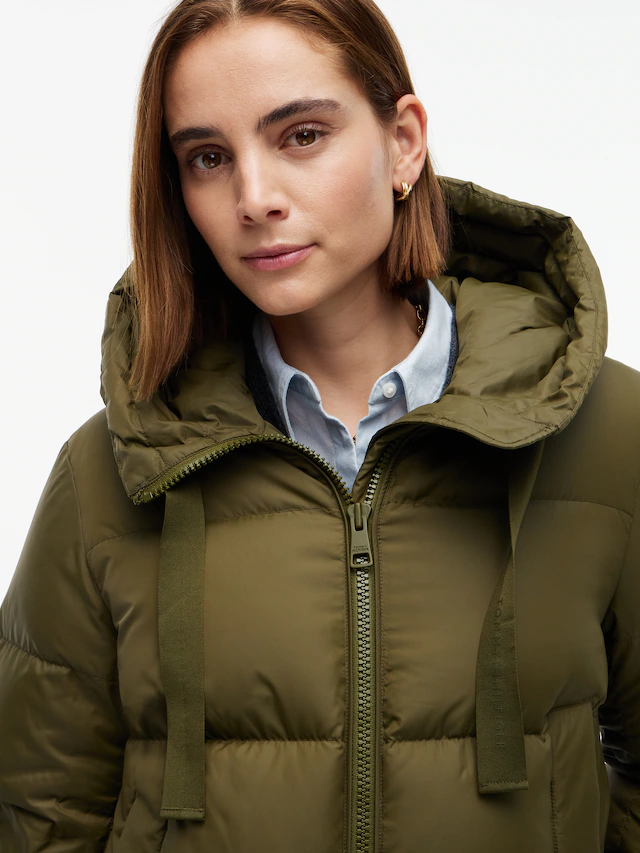 Tommy Hilfiger Steppjacke »TH TAPE DOWN JACKET W/HOOD« mit Kapuze Kunstfaser