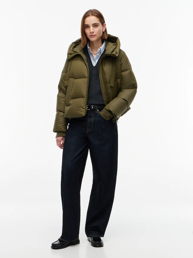 Tommy Hilfiger Steppjacke »TH TAPE DOWN JACKET W/HOOD« mit Kapuze Kunstfaser