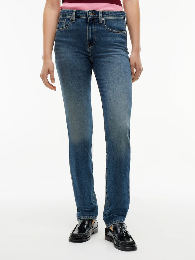 Tommy Hilfiger Slim-fit-Jeans »HARLOW MID RISE SLIM ESSENTIAL« Baumwollmischung, slim fit, mid waist