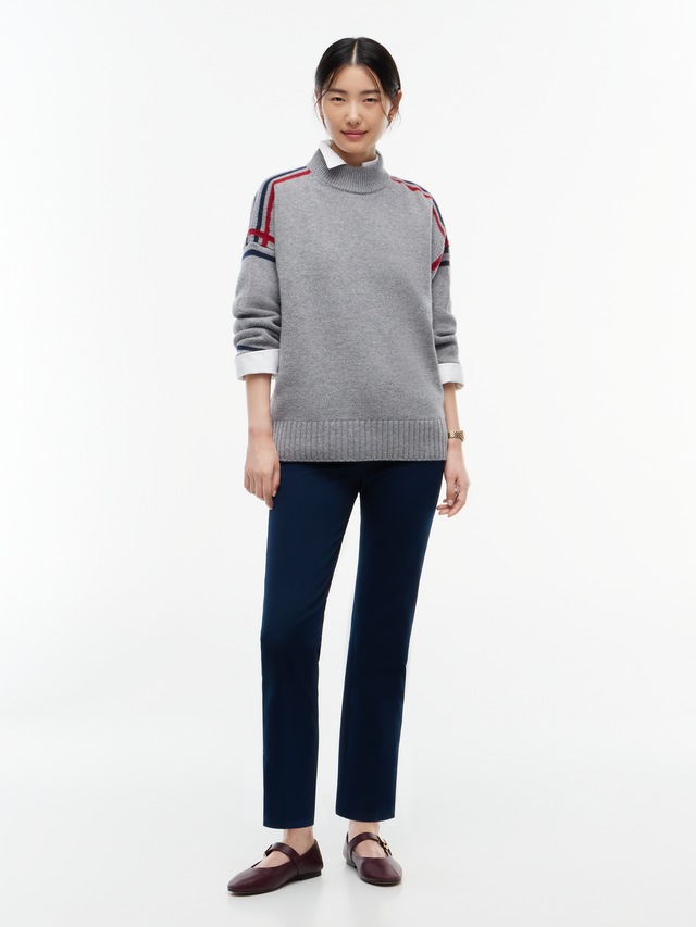 Tommy Hilfiger Anzughose »GABARDINE ZIP SLIM PANT« Baumwollmischung, slim fit
