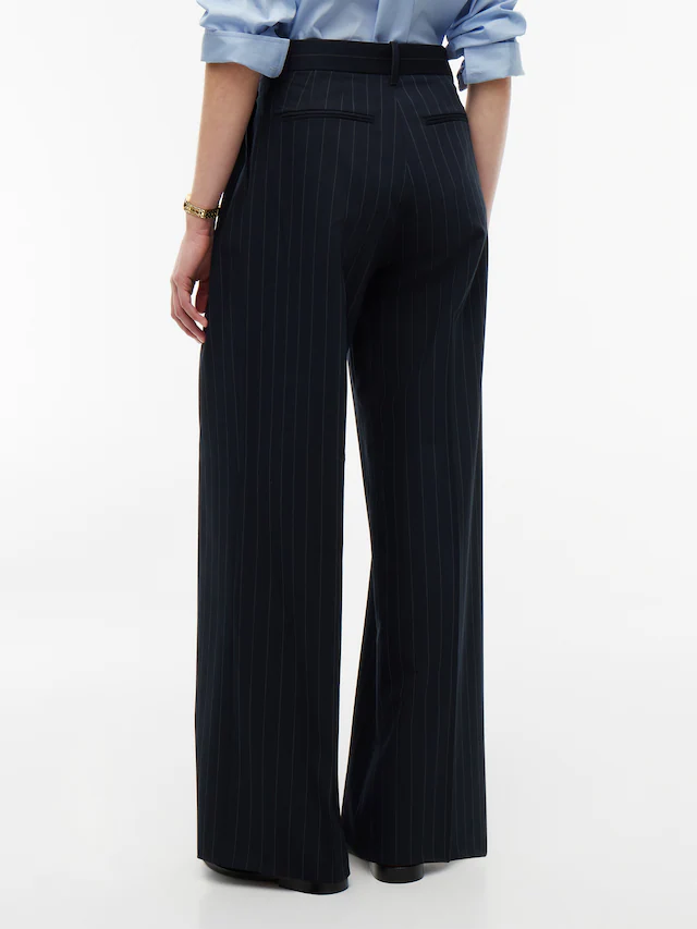 Tommy Hilfiger Anzughose »VISCOSE BLEND WIDE LEG« Materialmix, lässig geschnitten