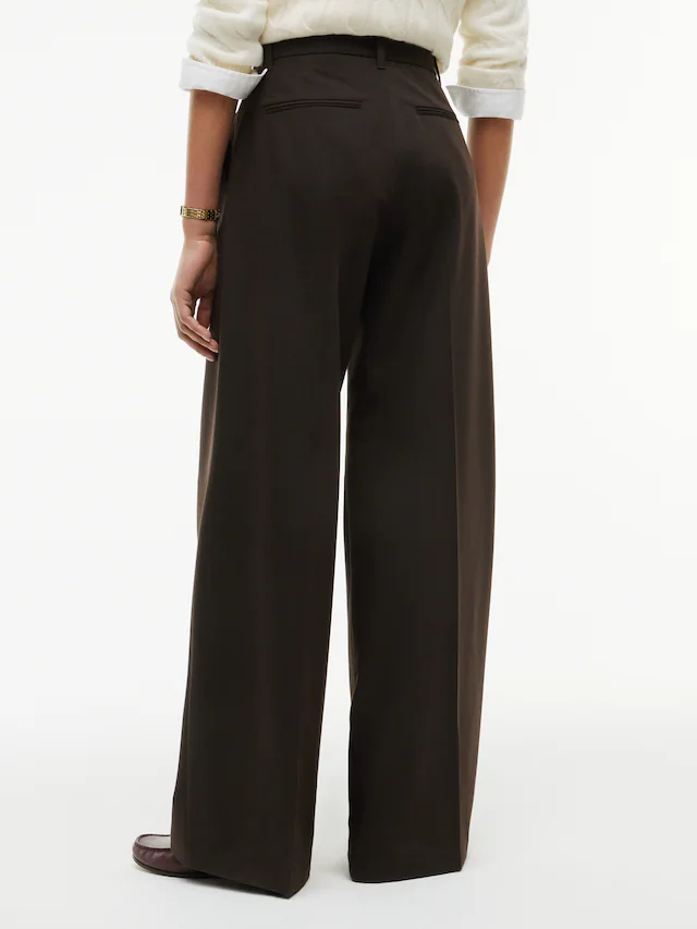 Tommy Hilfiger Anzughose »VISCOSE BLEND WIDE LEG« Materialmix, lässig geschnitten