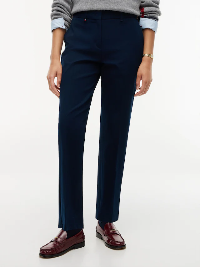 Tommy Hilfiger Anzughose »GABARDINE SLIM STRAIGHT« Baumwollmischung, slim fit