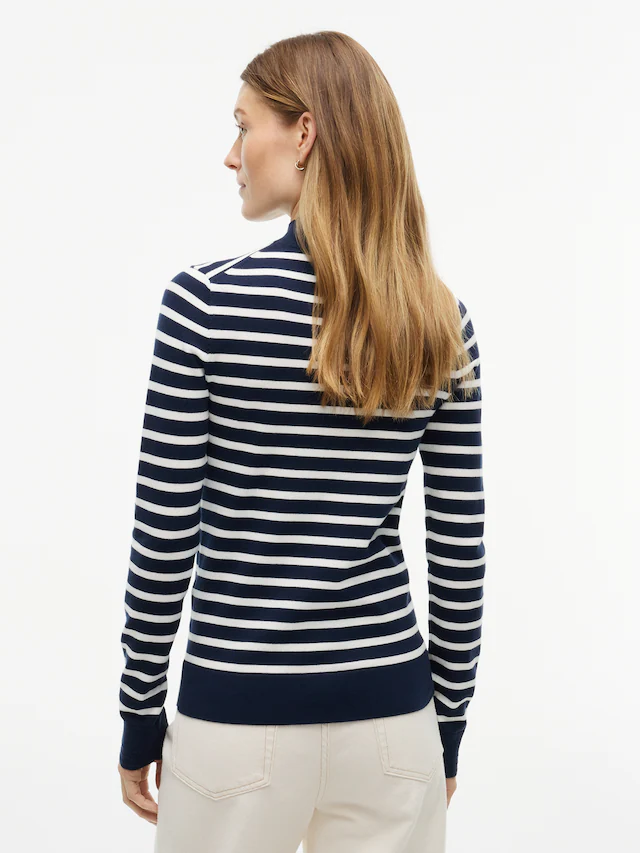 Tommy Hilfiger Strickpullover »COTTON JERSEY SLIM MK-NK SWT« Baumwollmischung, slim fit