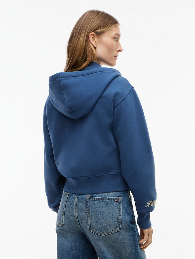 Tommy Hilfiger Sweatjacke »STUDIO TOMMY ZIP-UP HOODIE SWT« Baumwolle