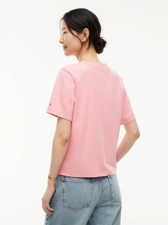 Tommy Hilfiger T-Shirt »STUDIO TOMMY REG C-NK S/S TSHIRT« Baumwolle, regular fit