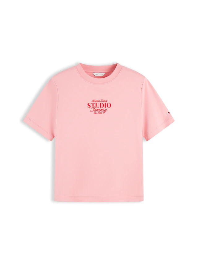 Tommy Hilfiger T-Shirt »STUDIO TOMMY REG C-NK S/S TSHIRT« Baumwolle, regular fit