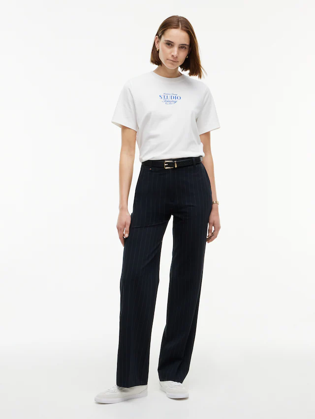 Tommy Hilfiger T-Shirt »STUDIO TOMMY REG C-NK S/S TSHIRT« Baumwolle, regular fit