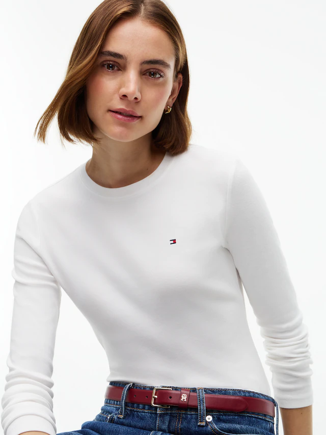 Tommy Hilfiger Langarmshirt »CODY SLIM C-NK L/S T-SHIRT« Baumwolle, slim fit