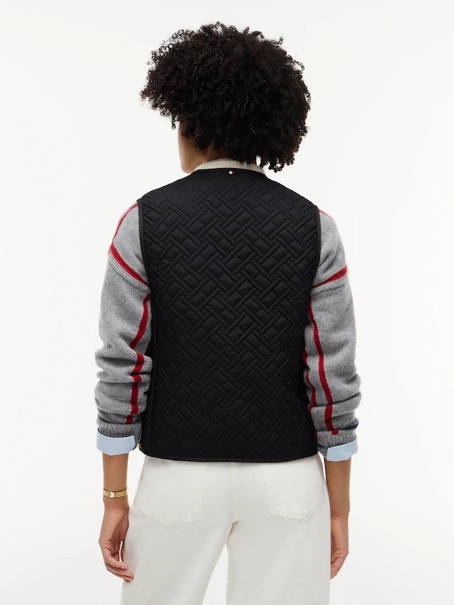 Tommy Hilfiger Steppweste »QUILTED LINER VEST« Kunstfaser