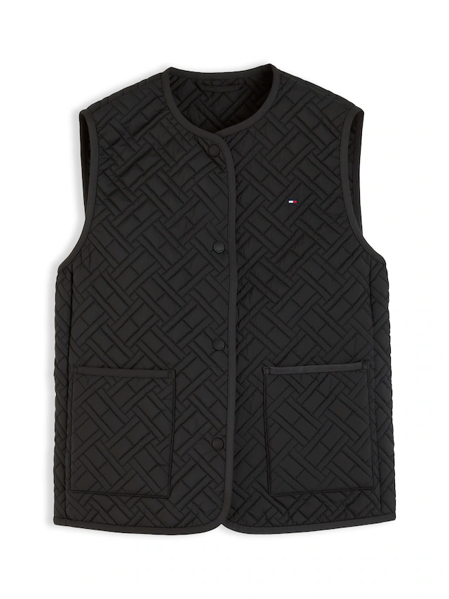 Tommy Hilfiger Steppweste »QUILTED LINER VEST« Kunstfaser