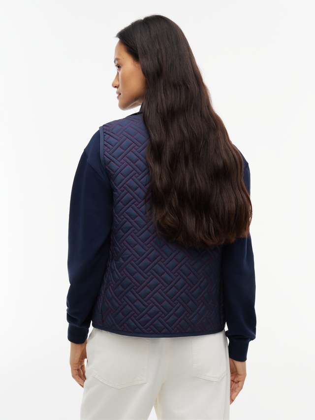 Tommy Hilfiger Steppweste »QUILTED LINER VEST« Kunstfaser