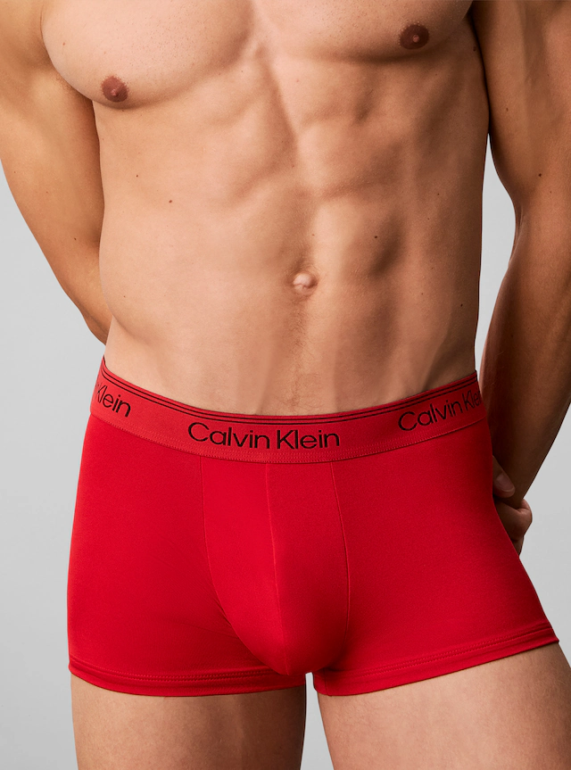 Calvin Klein Underwear Trunk »LOW RISE TRUNK 3PK« Packung, 3er-Pack, Regular fit mit elastischem Bund