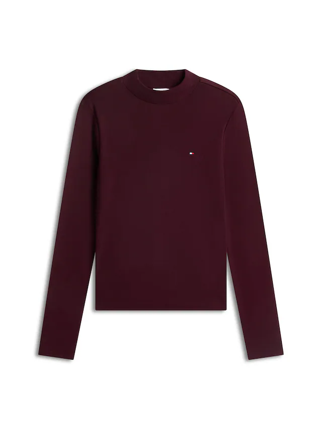Tommy Hilfiger Langarmshirt »SLIM CODY MOCK-NK LS« Baumwolle, slim fit