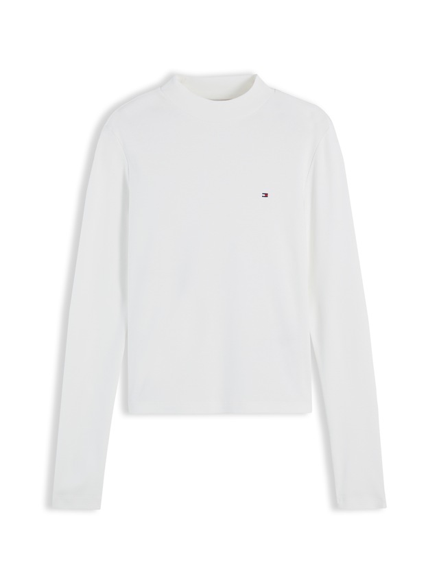 Tommy Hilfiger Langarmshirt »SLIM CODY MOCK-NK LS« Baumwolle, slim fit