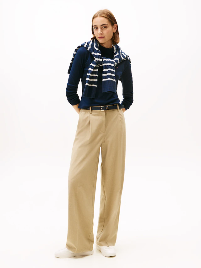 Tommy Hilfiger Langarmshirt »SLIM CODY MOCK-NK LS« Baumwolle, slim fit