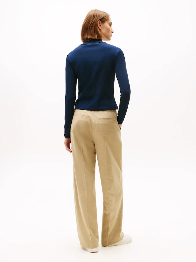 Tommy Hilfiger Langarmshirt »SLIM CODY MOCK-NK LS« Baumwolle, slim fit