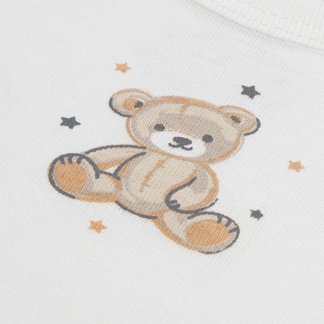 HUGGIES babywear Shirt, Hose, Jacke & Mütze »HUGN 4PC SET« Set, 4 Teile, 4 Mütze-Jäckchen-Body-Hose mit Fuss - Alloverprint