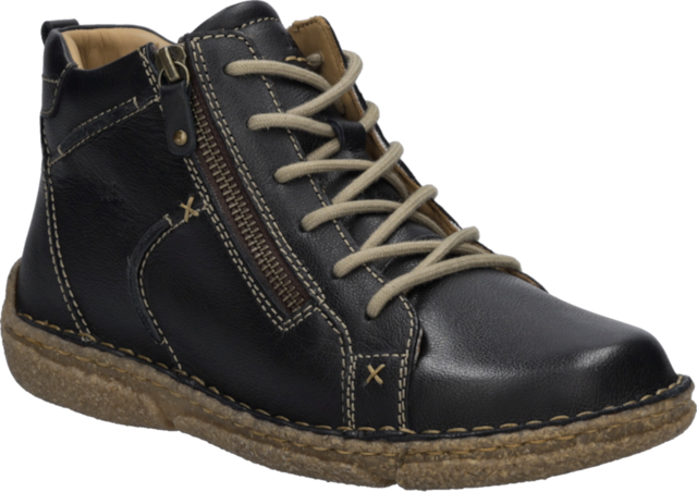 Josef Seibel Schnürboots »Neele 71« Schnürstiefelette mit praktischem Außenreißverschluss, Weite G (=weit)
