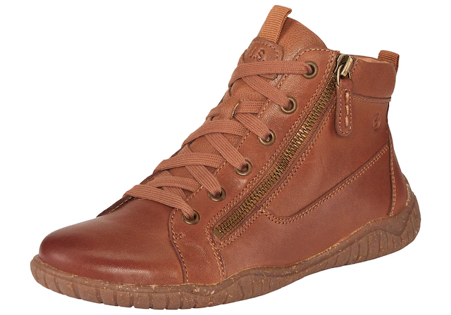 Josef Seibel Barfußschuh »Wynona 15« Schnürboots mit zwei Reißverschlüssen, Weite G (=weit)