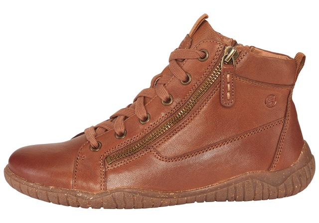 Josef Seibel Barfußschuh »Wynona 15« Schnürboots mit zwei Reißverschlüssen, Weite G (=weit)