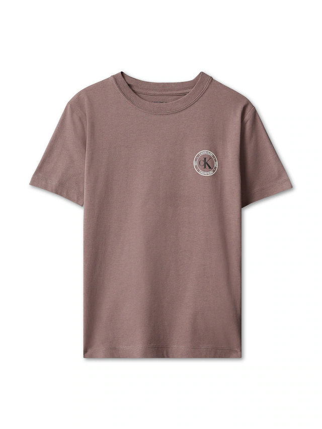Calvin Klein Jeans T-Shirt »CK SMALL CHEST CIRCLE SS T-SHIRT« Regular fit mit Rundhalsausschnitt