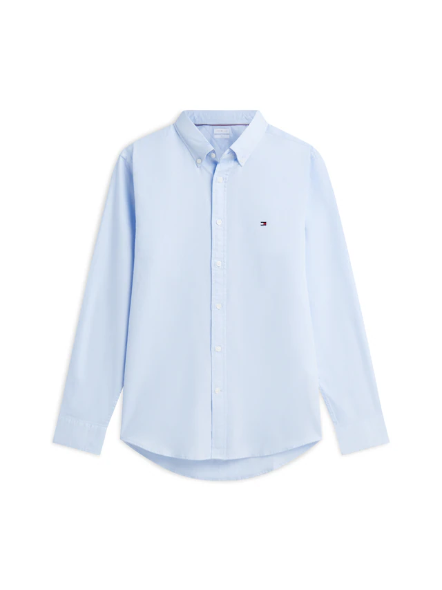 Tommy Hilfiger Langarmhemd »FLEX DOBBY SLIM FIT« Slim Fit Dobby Structure