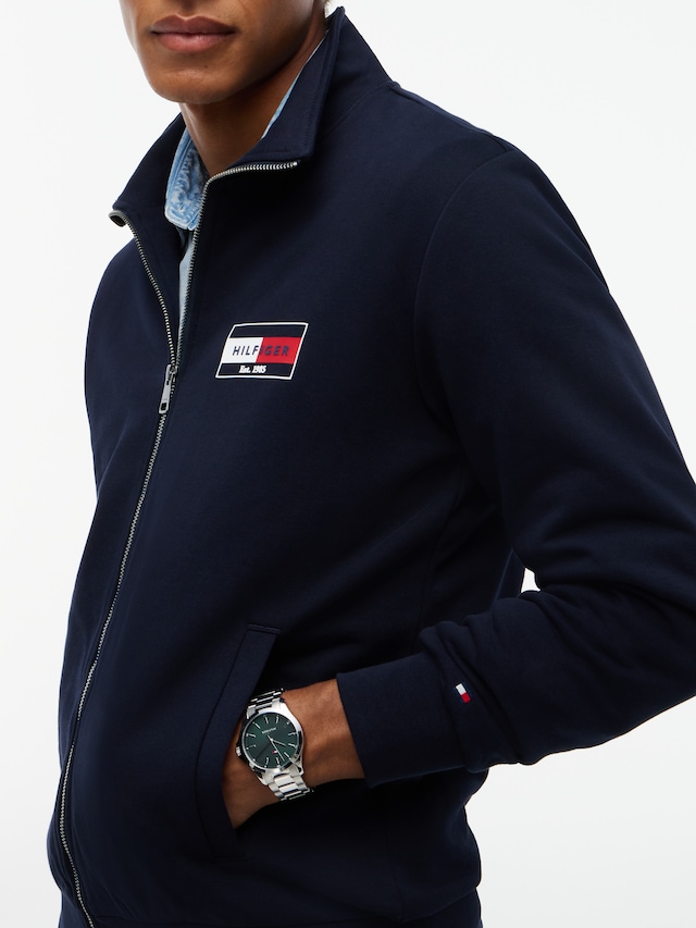 Tommy Hilfiger Sweatjacke »BRAND LOVE SMALL FLAG REGULAR«