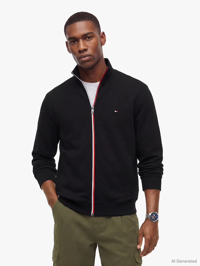 Tommy Hilfiger Sweatjacke »RWB TIPPING TRACK«