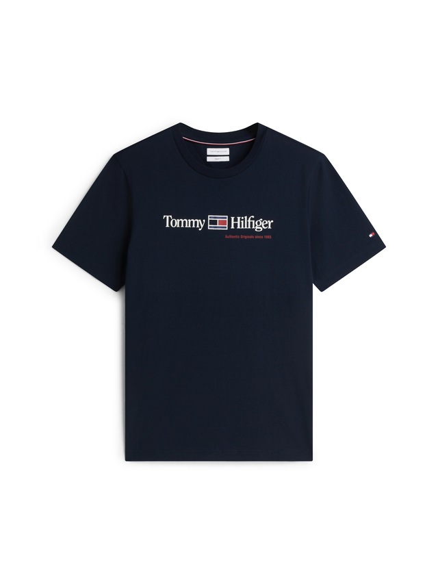 Tommy Hilfiger »BRAND LOVE RWB GRAPHIC« Auffälliger Frontprint mit Tommy Hilfiger Schriftzug, normale Passform