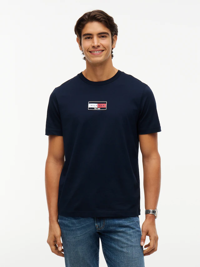 Tommy Hilfiger T-Shirt »BRAND LOVE SMALL FLAG« regular fit, Baumwolljersey