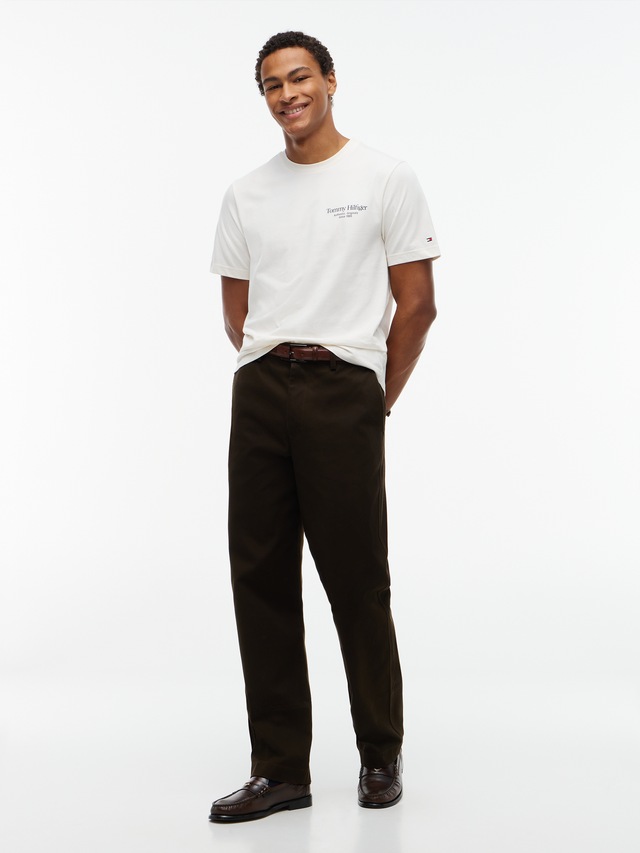 Tommy Hilfiger T-Shirt »BACK TEXT SEASONAL GRAPHIC« Jersey, normale Passform