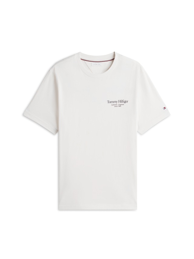 Tommy Hilfiger T-Shirt »BACK TEXT SEASONAL GRAPHIC« Jersey, normale Passform