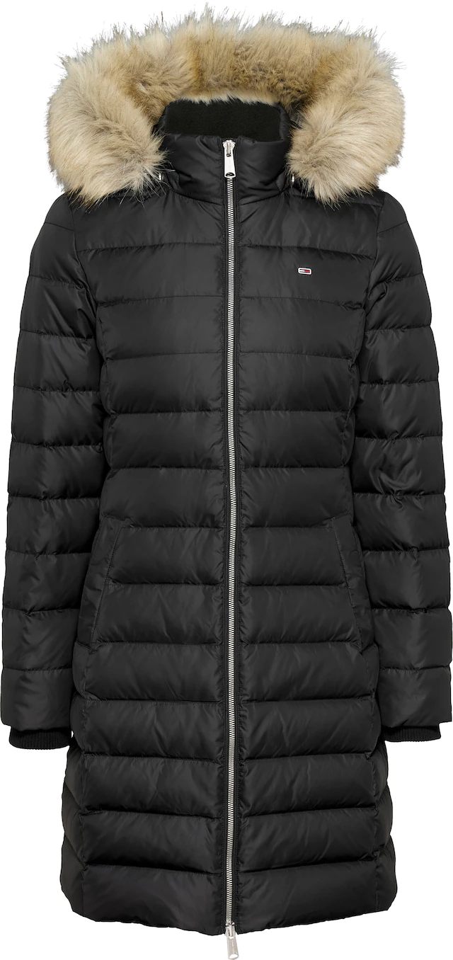 Tommy Jeans Steppmantel »TJW ESSENTIAL HOODED DOWN COAT« Kunstfaser