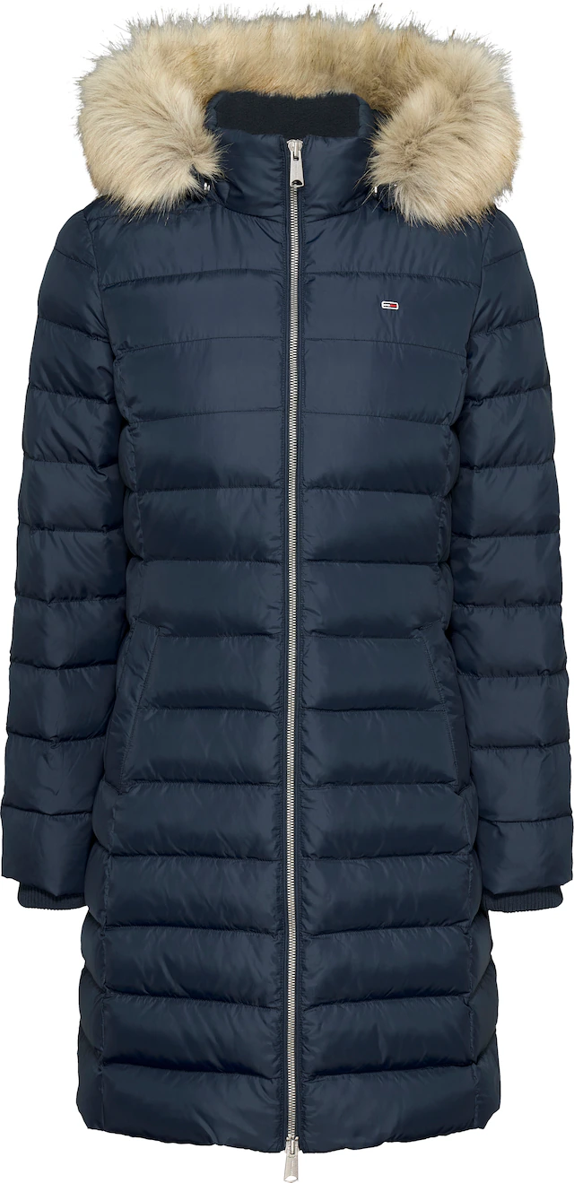 Tommy Jeans Steppmantel »TJW ESSENTIAL HOODED DOWN COAT« Kunstfaser