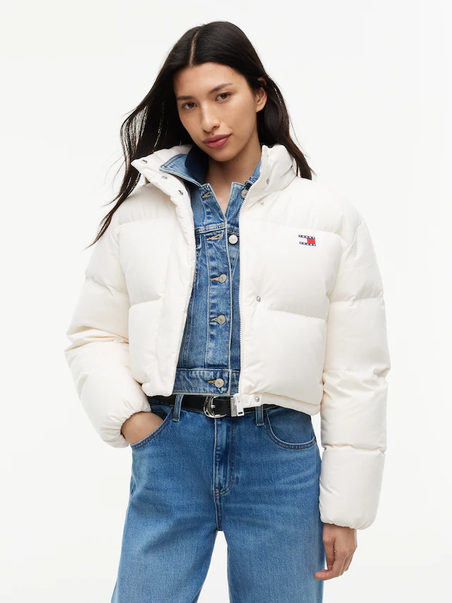 Tommy Jeans Steppjacke »TJW CRP ALASKA PUFFER EXT« mit Kapuze Kunstfaser