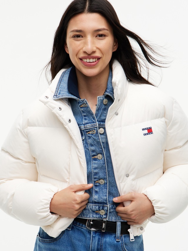 Tommy Jeans Steppjacke »TJW CRP ALASKA PUFFER EXT« mit Kapuze Kunstfaser