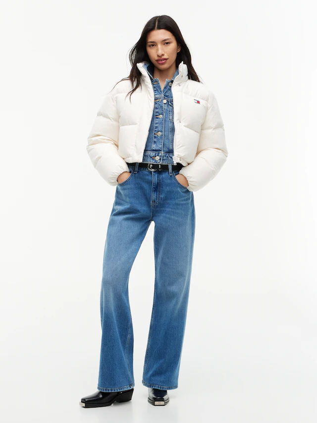 Tommy Jeans Steppjacke »TJW CRP ALASKA PUFFER EXT« mit Kapuze Kunstfaser