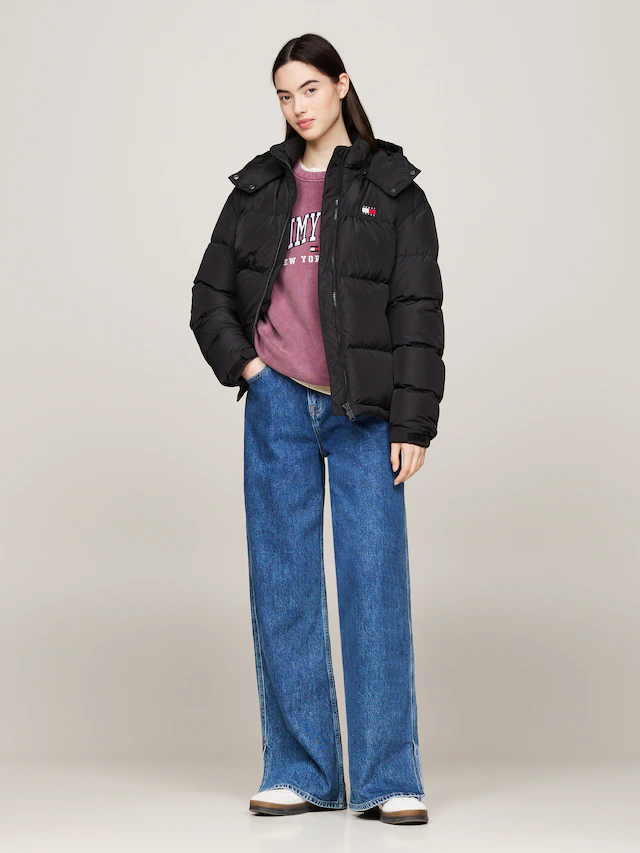 Tommy Jeans Steppjacke »TJW ALASKA PUFFER EXT« mit Kapuze Kunstfaser