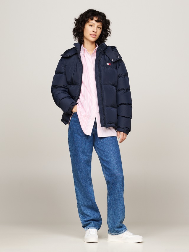 Tommy Jeans Steppjacke »TJW ALASKA PUFFER EXT« mit Kapuze Kunstfaser