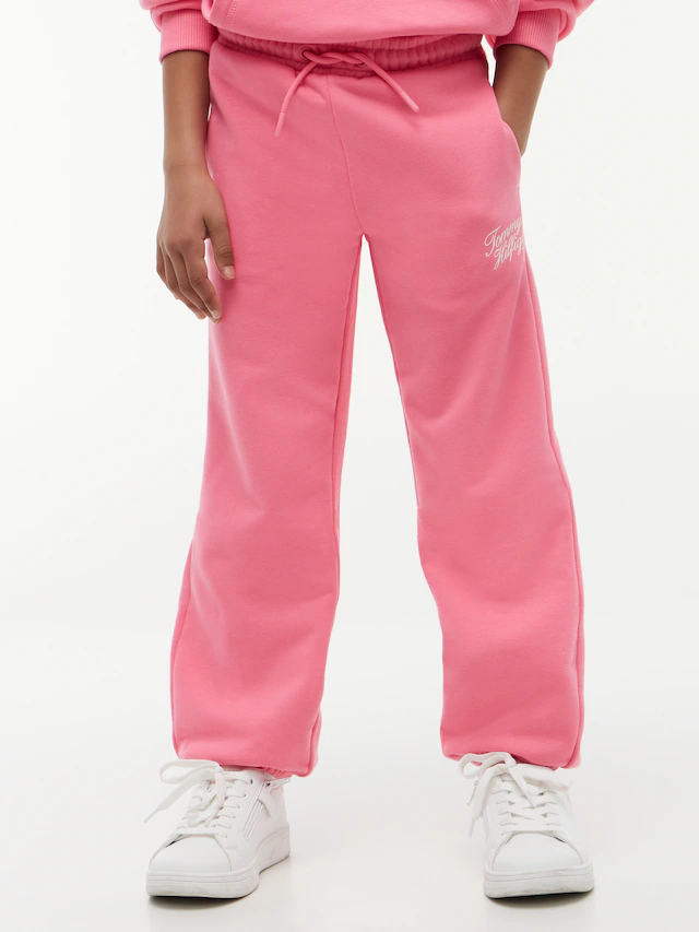Tommy Hilfiger Sweathose »TOMMY SCRIPT SWEATPANTS« Regular Fit, Elastische Bündchen, Kinder bis 16 Jahre